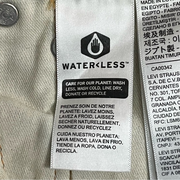 Levi's 514 Jeans Men's W28xL30 Blue Dark Wash Mid Rise Classic Fit Straight Leg - Picture 8 of 14